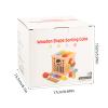 Educational Shape Toy, Wooden Activity Cube, 17x15.5x15cm, Play Cube Learning, Developmental Toy Kids, 8 in 1 Playset, for Party Playroom Classroom Home view 3