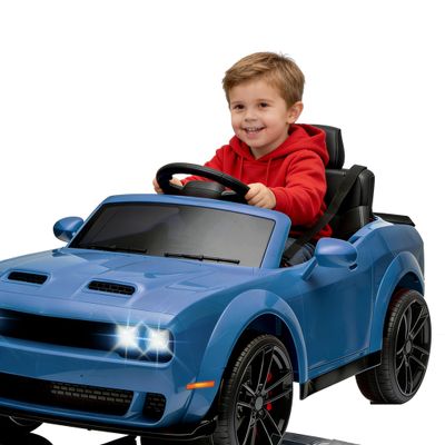 12V Electric Ride on Car Remote Control,Wireless Music Vehicle Car for Boys Girls Gifts Blue