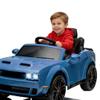 12V Electric Ride on Car Remote Control,Wireless Music Vehicle Car for Boys Girls Gifts Blue view 1