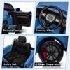 12V Electric Ride on Car Remote Control,Wireless Music Vehicle Car for Boys Girls Gifts Blue view 3