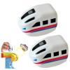 2 Pack Replacement Electric Train Cars, USB Rechargeable Add-On for Electric Train Set Tracks, Electri-c TRAI-n Set Flexible Race Track, Cannot Operate Alone,Tracks & Cable Not Included view 1