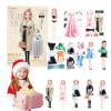 Magnetic Dress Updoll - Princess Paperdoll Set, Portable Magnet Play Set, Easy Grip Traveldoll | Fun Princess Dress Up Game Kids view 1