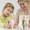 Magnetic Dress Updoll - Princess Paperdoll Set, Portable Magnet Play Set, Easy Grip Traveldoll | Fun Princess Dress Up Game Kids view 2