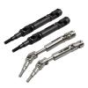 2Pcs Metal Drive Shaft CVD Rear Driveshaft 14210 14209 1/14 RC Car Upgrade Parts(Black) view 2
