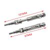 2Pcs Metal Drive Shaft CVD Rear Driveshaft 14210 14209 1/14 RC Car Upgrade Parts(Black) view 4