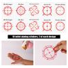 10pcs Toilet Target Stickers, Waterproof Durable Potty Training Stickers Toilet Bowl Aiming Target for Boys Bathroom Urinal & Restroom view 3