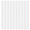 100 Pcs 16mm Transparent Plastic Coin Holders, Small Round Storage Cases for Crescent Groove for Commemorative Coin Collection and Protection view 1
