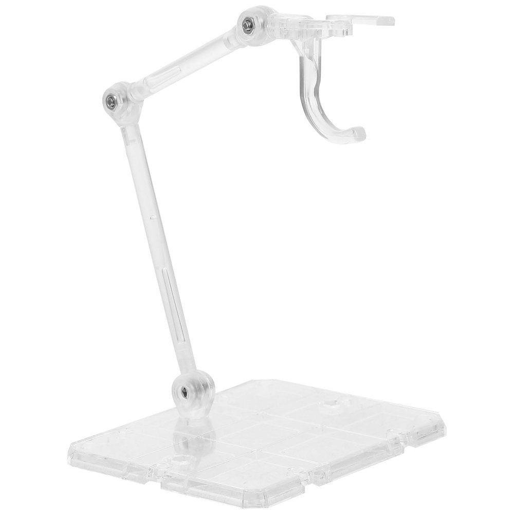 FOYTOKI Adjustable Action Figure Stand Transparent Model Display Holder Plastic Figurine Rack for Desktop Collectors Wear-resistant and Versatile Support for Dolls and Miniatures