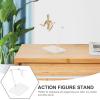 FOYTOKI Adjustable Action Figure Stand Transparent Model Display Holder Plastic Figurine Rack for Desktop Collectors Wear-resistant and Versatile Support for Dolls and Miniatures view 2