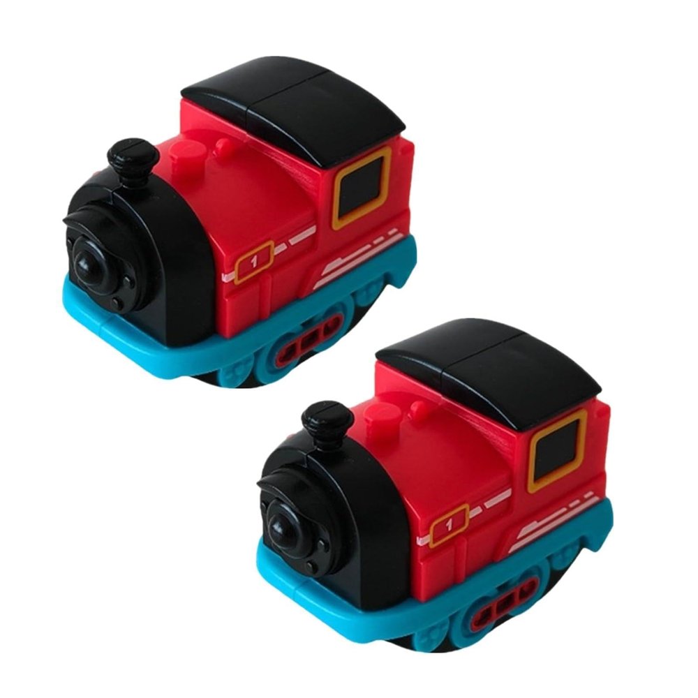 3D Infinity Track, Replacement Magnetic Electric Train Cars for klick Rail, Rechargeable 3D Infinity Track Train Head for Flexible Race Tracks,Cannot Operate Alone, Tracks & Cable Not Included