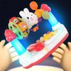 Baby Phone Toy,Cartoon Baby Piano Music Light Toy Children Pretend Phone,Kids Cellphone Girl with Light Parent-Child Interactive Toys Xmas New Year Gift Game Boy Girl Early Education Gifts (Red) view 3
