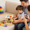 8 in 1 Wooden Activity Cube - Learning Toy,Educational Play Block | Girls Boys Kids 1-6 Years Old Home Classroom Birthday Party Preschool Fun Skills Development Game Playroom view 2