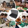 Aluminum Poker Case - Capacity Aluminum Alloy Matte Black - Poker Chip Protection Display Case - for Lovers Family Friends Enthusiasts Beginners view 4