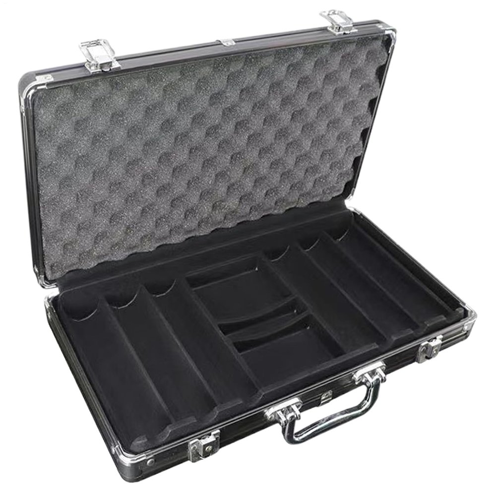Poker Chip Case Empty, Capacity Professional Matte Hard,Poker Chip Protection Display Case - for Lovers Family Friends Enthusiasts Beginners