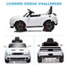 12V Electric Ride on Car Remote Control,Wireless Music Vehicle Car for Boys Girls Gifts White view 4