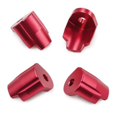 RC Crawlers Spare Parts for Arrma for Mini for Mojave 1/14 for Granite for Grom for Typhon 1/18 Shock Cap Protector Shock Absorber Protection Cover RC Car(Red)
