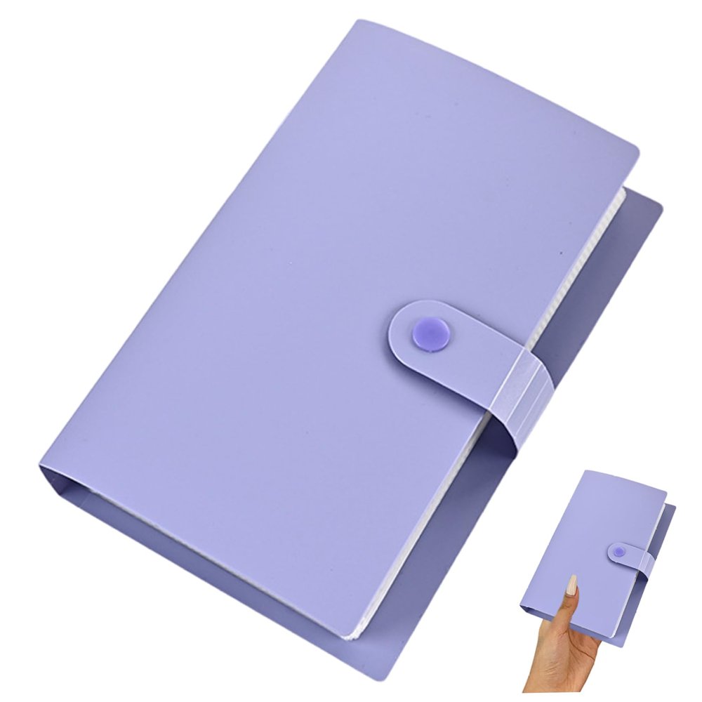 hhhlsl Currency Album 7x3x1 Portable 100 Pocket Blank Currency Collection Book Storage Album Holder for Banknote and Stamp Collecting Supplies Money Collection Book