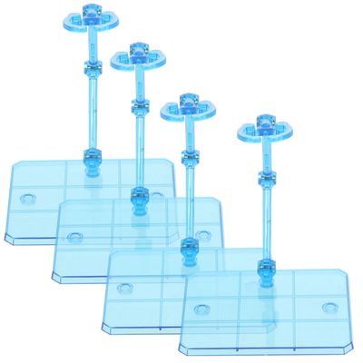 Abaodam 4pcs Adjustable Action Figure Stands Transparent Display Holders for Dolls Model Support with Stable Load-bearing Capacity for Collectors and DIY Flying Poses