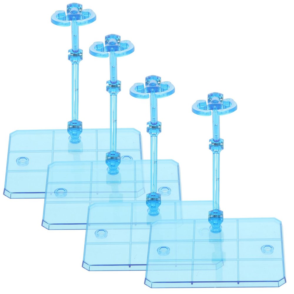 Abaodam 4pcs Adjustable Action Figure Stands Transparent Display Holders for Dolls Model Support with Stable Load-bearing Capacity for Collectors and DIY Flying Poses