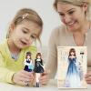 Magnetic Dress Updoll - Princess Paperdoll Set, Portable Magnet Play Set, Easy Grip Traveldoll | Fun Princess Dress Up Game Kids view 2