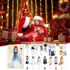 Magnetic Dress Updoll - Princess Paperdoll Set, Portable Magnet Play Set, Easy Grip Traveldoll | Fun Princess Dress Up Game Kids view 3