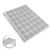 10 Sheet Plastic Coin-Pages for 42 Pocket Holders for Collectors, PVC 3-Hole Clear Album Sheets for Coin Storage and Display, Pocket Size 28x28mm, Page Size 250x200mm view 3