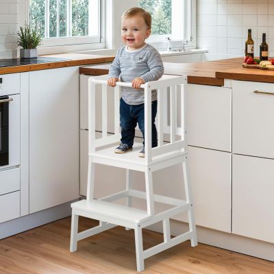 COSYLAND Montessori Learning Tower from 1 Year White