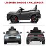 12V Electric Ride on Car Remote Control,Wireless Music Vehicle Car for Boys Girls Gifts Grey view 4