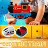 2PACK Replacement Electric Train Cars,USB Rechargeable Add-On for Kids Electric Train Set Tracks,Compatible with KlickRail ElectricTrain Set,Cannot Operate Alone,for Use with Tracks Only view 2