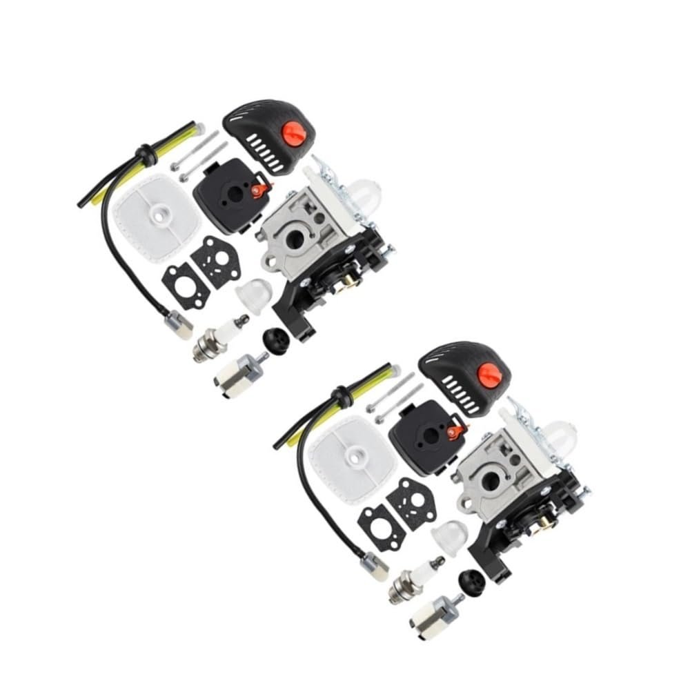 2X SRM 225 Carburetor Fit For SRM-225 GT PAS PE SHC Weedeater With Air Filter Case-