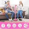 2026 New Star Kids Microphone with Stand, Portable Karaoke Machine for Singing, with Stand Adjustable, Speaker & Led Lights, Move to Play for Singing, Music Play, Fun and Easy-to-Use (Black) view 2