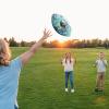 Light Up Football Size  Versatile Durable 6/9 Junior Super Grip, PU Leather Waterproof, Lighted Double Laced American Kids | Kids Lights Football for Night Games Light Up Lightweight view 3