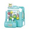 Claw Machine,Mini Animals Vending Machine Electronic Arcade Game, Cute Animal Theme Plush Home Small Game Fun Interactive Joystick Games for Girls Boys Ages 3-8 (Green) view 1