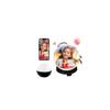 2.7" Crystal Ball Video Player, 3D Video Play Electronic Ball, Dynamic Videos Displaying Balls, DIY Digital Photo Videos Player with Electronic Screen for Couple, Pet, Holiday Memory (WiFi ver Black) view 1