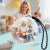 2.7" Crystal Ball Video Player, 3D Video Play Electronic Ball, Dynamic Videos Displaying Balls, DIY Digital Photo Videos Player with Electronic Screen for Couple, Pet, Holiday Memory (WiFi ver Black) view 4