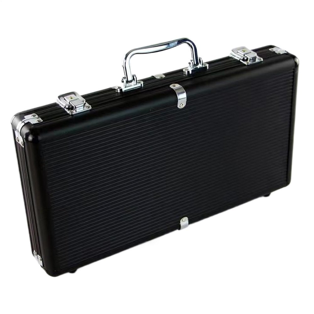 Poker Case, Capacity Professional Matte Hard | Full Protection Poker Chip Display Case | for Lovers Family Friends Enthusiasts Beginners