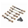 RC Toys Upgrades Parts For MJX 7303 1/7 Metal Upgrades Replacement Adjustment Rod Set P73200 P73240 Remote Control Car Parts RC Accessories(Gray) view 1