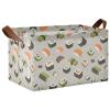 IBGIKWH Salmon Sashimi Sushi Cartoon Storage Bins Basket Storage Basket Clothes Hamper Storage Cubes Bin Blanket Basket Laundry Hamper view 1