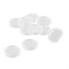 100 Pcs Clear Round Plastic Coin Holder Containers 26mm Diameter Storage Cases for Crescent Opening Design for Collectors view 3