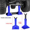 RCMYou RC Upgrades Part Metal Decoration Metal Lifting Jack Suit for 1/8 1/10 SCX10 TRX4 Gen7 Gen8 RC 4WD D90 Tamiya CC01 D110 TF2 HPI HSP,Hydraulic Jack Hops Up,Navy Blue view 3