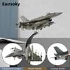 Eairsoky 1:72 Scale F-16D Metal Fighter Jet Model Military Die-cast Aircraft Models for Collection or Gift view 3