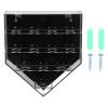 12 Baseball Wall Display Case Stylish Magnetic Acrylic Hanging Box Black Ideal Ball Collector Display for Athletes and Enthusiasts view 3