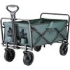 Heavy Duty Folding Wagon with All-Terrain Wheels, 220 lb Capacity Foldable Utility Cart for Camping, Beach, Grocery, and Outdoor Use view 1