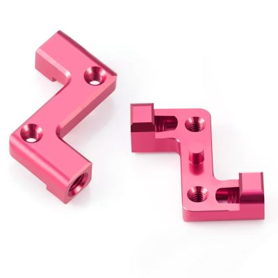 RC Crawlers Spare Parts for Sakura Cero Ultra 1/10 Aluminum Alloy Front Rear Hydraulic Mount RC Drift Car Upgrade Parts Repair Modified Accessories(Pink2)