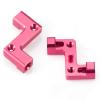 RC Crawlers Spare Parts for Sakura Cero Ultra 1/10 Aluminum Alloy Front Rear Hydraulic Mount RC Drift Car Upgrade Parts Repair Modified Accessories(Pink2) view 1