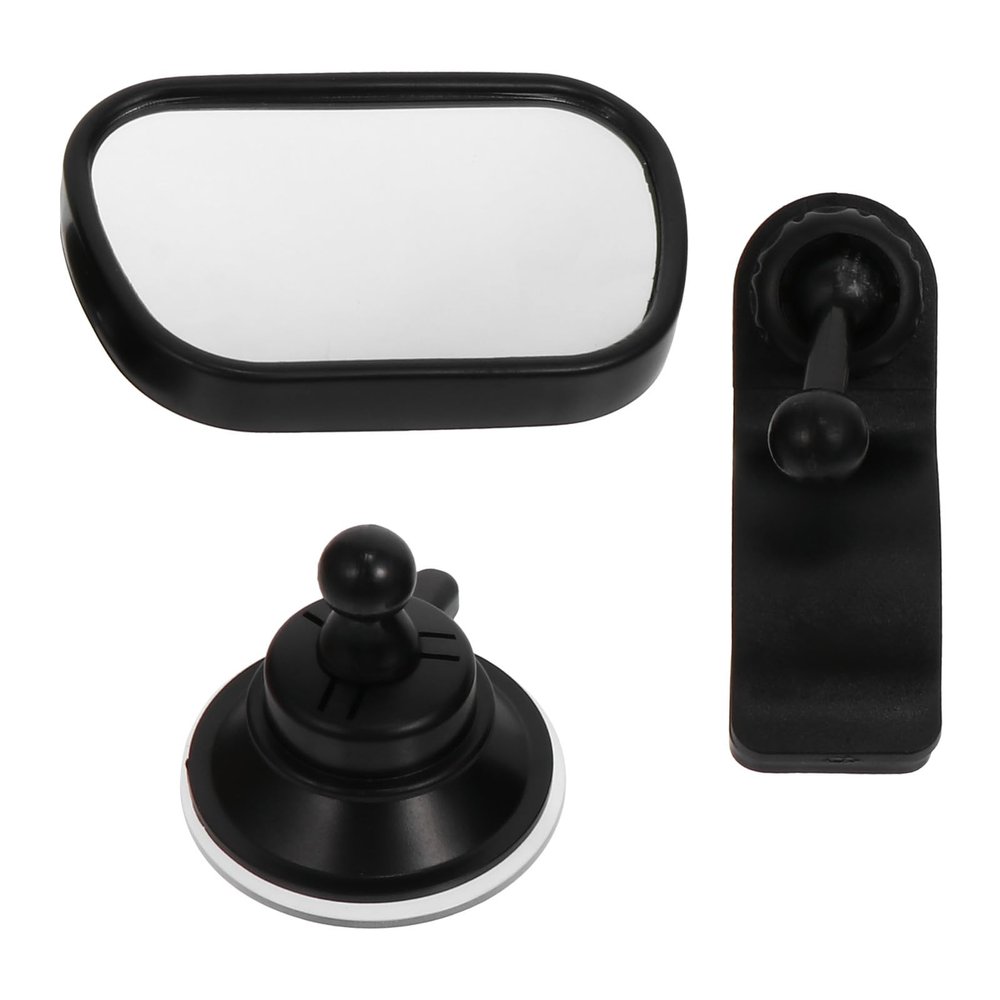 SILENRADAWN Rear View Mirror and Backseat Observe Mirror for Safety with Wide Angle Shatterproof Design for Rear Facing Seats in Vehicles