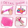 Star Kids Microphone with Stand, 2026 New Microphone for Kids, Kid Karaoke Machine for Girls, Toddler Microphones, Kid Microphones for Singing, Musical Toy for Fun Sound Effects(Pink) view 4