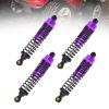 4Pcs RC Off Road Vehicle Metal Shock Damper Part, Replacement for HSP 106004 Remote Control Car Accessory, Aluminum Alloy Shock Absorber with Compact Design, Lightweight Durable RC (Purple) view 4