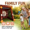 Commercial Grade Inflatable Axe Throwing Game - 14x10x13ft PVC Inflatable Target with 6 Throwing Axes, Outdoor/Indoor Party & Event Activity view 2