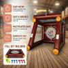 Commercial Grade Inflatable Axe Throwing Game - 14x10x13ft PVC Inflatable Target with 6 Throwing Axes, Outdoor/Indoor Party & Event Activity view 4